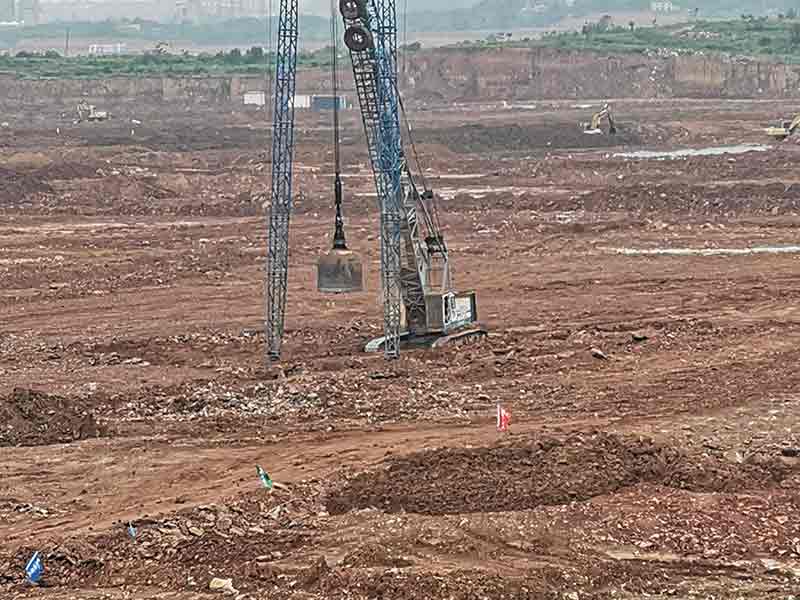 东盛云强夯公司宜昌邦普强夯项目现场 东盛云强夯公司宜昌邦普强夯项目现场